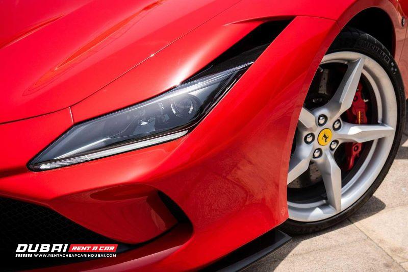 Red Ferrari F8 Tributo Spyder 2021