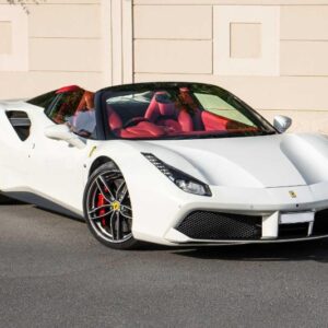White Ferrari 488 2018
