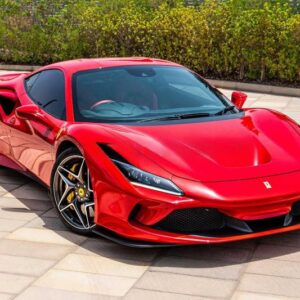 Red Ferrari F8 Tributo Coupe 2021