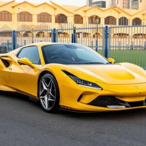 Yellow Ferrari F8 Tributo 2021