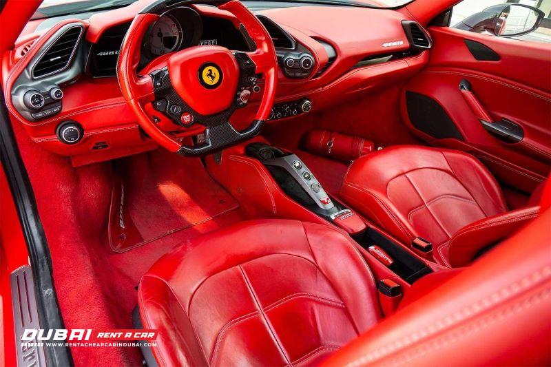 Red Ferrari 488 2017
