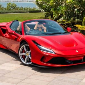 Red Ferrari F8 Tributo Spyder 2021