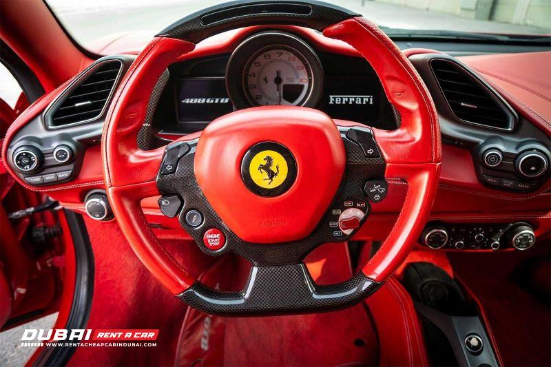 Red Ferrari 488 2017