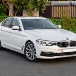 White BMW 5 Series 2020