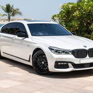 White BMW 7 Series 2019