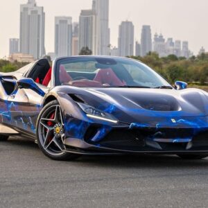 Blue Ferrari F8 Tributo 2022