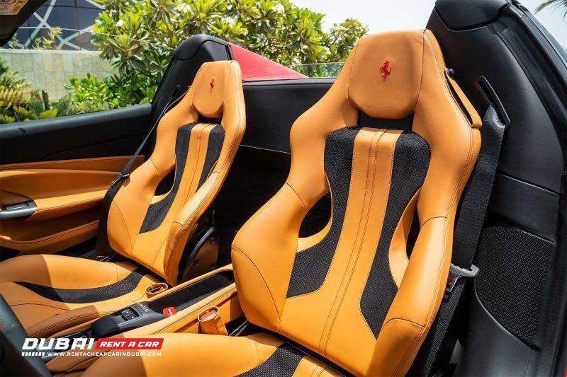 Red Ferrari F8 Tributo Spyder 2021