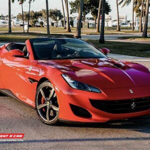 Red Ferrari Portofino 2021