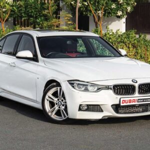 White BMW 3 Series 2019 model