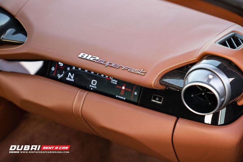 Red Ferrari 812 Superfast 2019