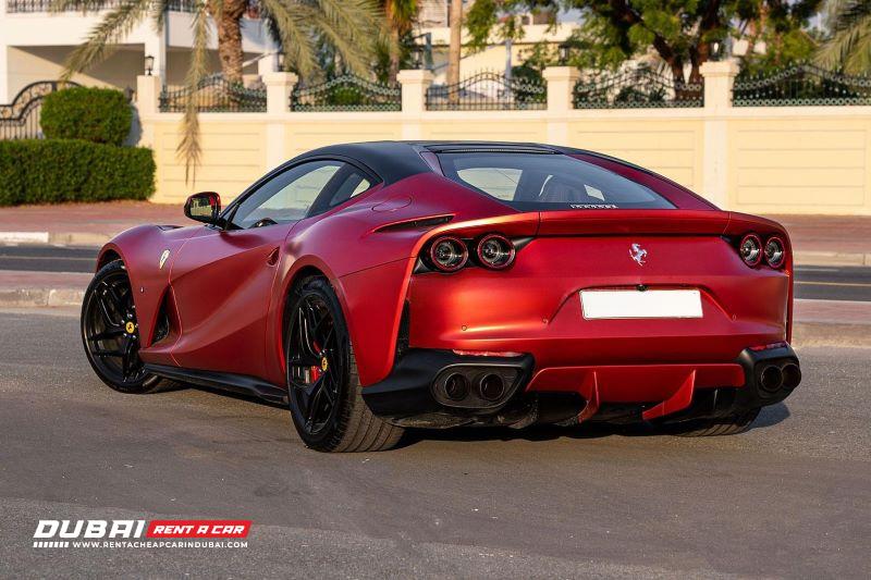 Red Ferrari 812 Superfast 2019