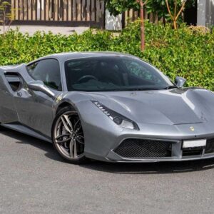 Silver Ferrari 488 2018
