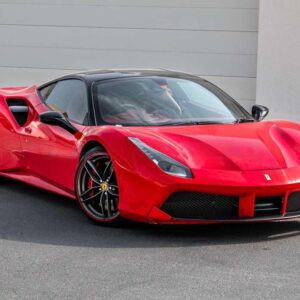 Red Ferrari 488 2017