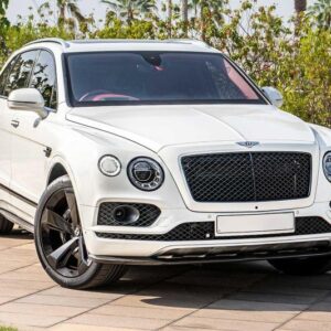 White Bentley Bentayga 2020