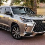 Silver Lexus LX 570 2020