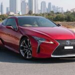 Red Lexus LC500 2020